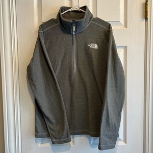 The north face quarter zip patterned fleece